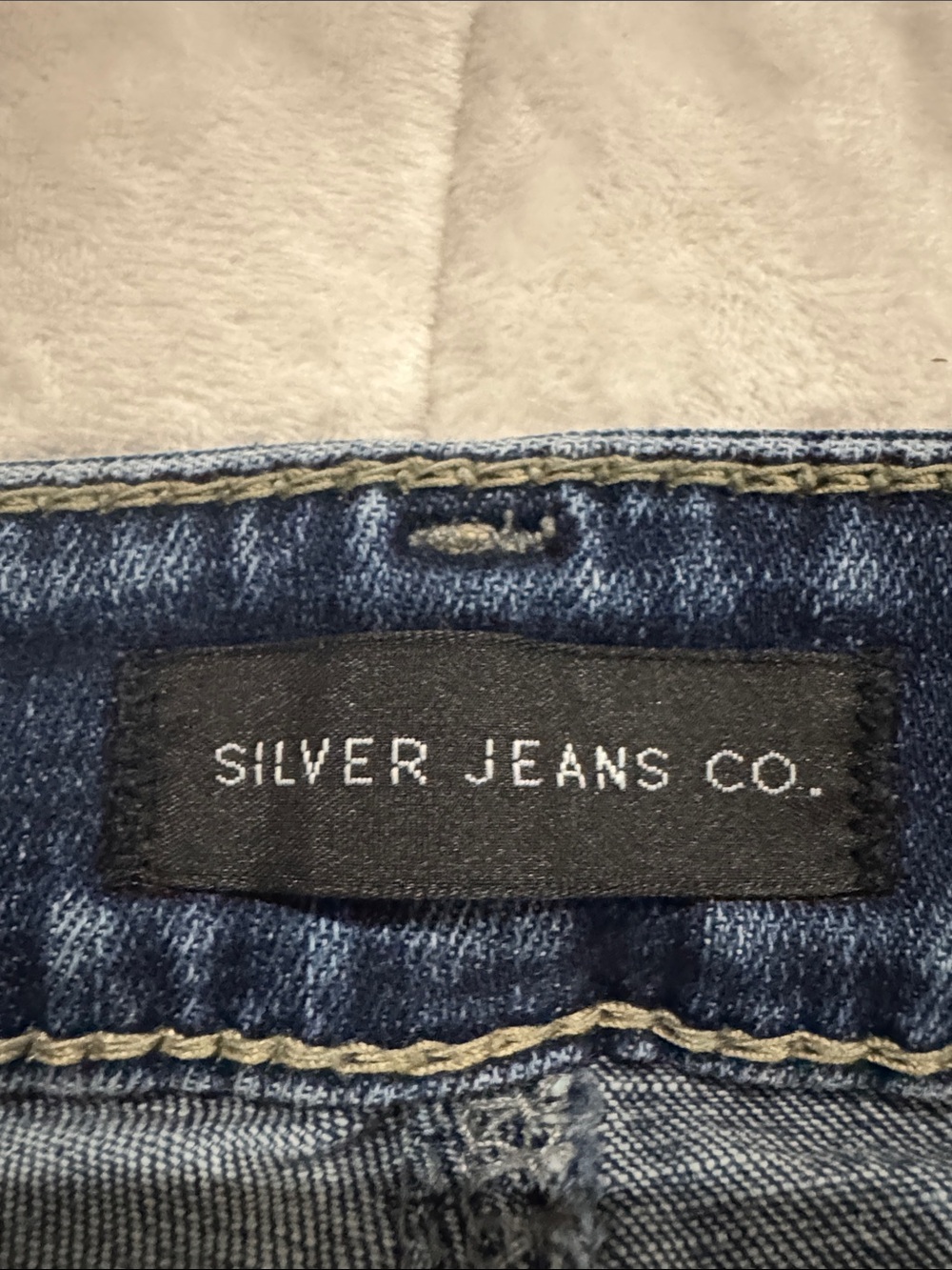 Men's Silver 36x32 Craig Blue Denim Jeans - Picture 2 of 6